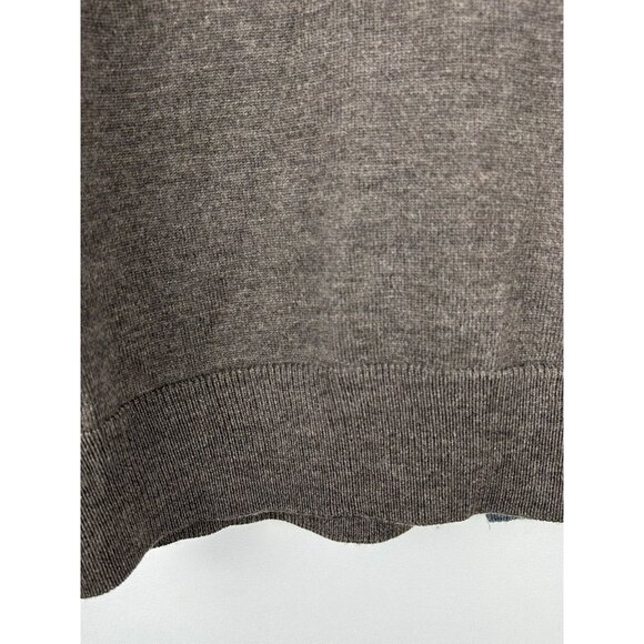 Banana Republic Women's L 100% Extra Fine Merino Wool Cardigan Sweater Brown - Picture 9 of 12